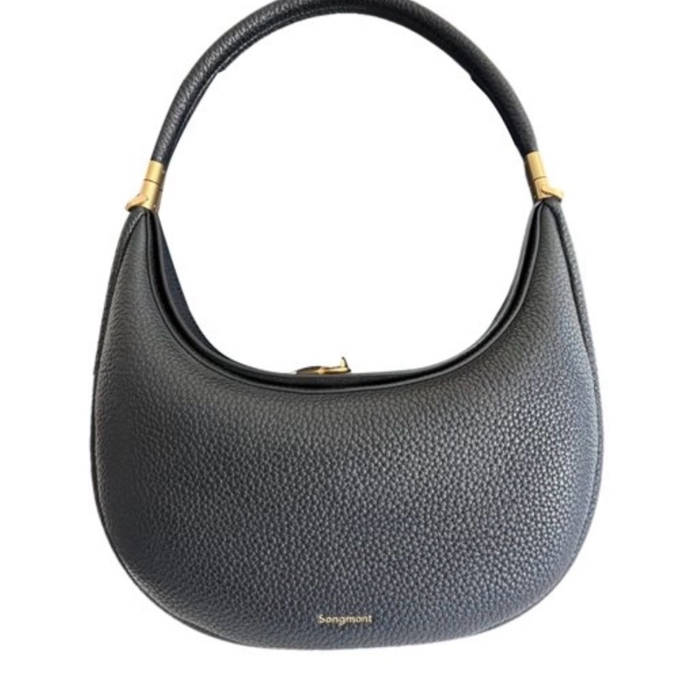 Songmont Elegant Black Hobo Bag